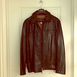 Black leather jacket - Banana Republic
